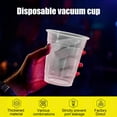 thumbnail image 4 of Horivan 2 Packs 50PCS Disposable Plastic Cups Commercial-Grade Heavy-Duty Leak-Proof 12oz Clear Cups for Party Catering Coffee Shop Bulk Restaurant Supplies Durable Drinkware, 4 of 6