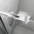 thumbnail image 5 of Seawin Flex X Duo Pivot and Inline Panel Shower Door 42 - 45 in. W x 72 in. H Polished Chrome Hardware 3/8 inch (10 mm) and 5/16 inch (8 mm) Thick Clear Glass Polished Chrome, 5 of 14