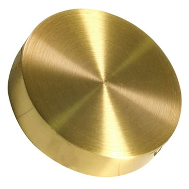 Brass Paperweight Round Brush Calligraphy Accessory Brass Round Ornament Round Paperweights Metal Paperweight Office