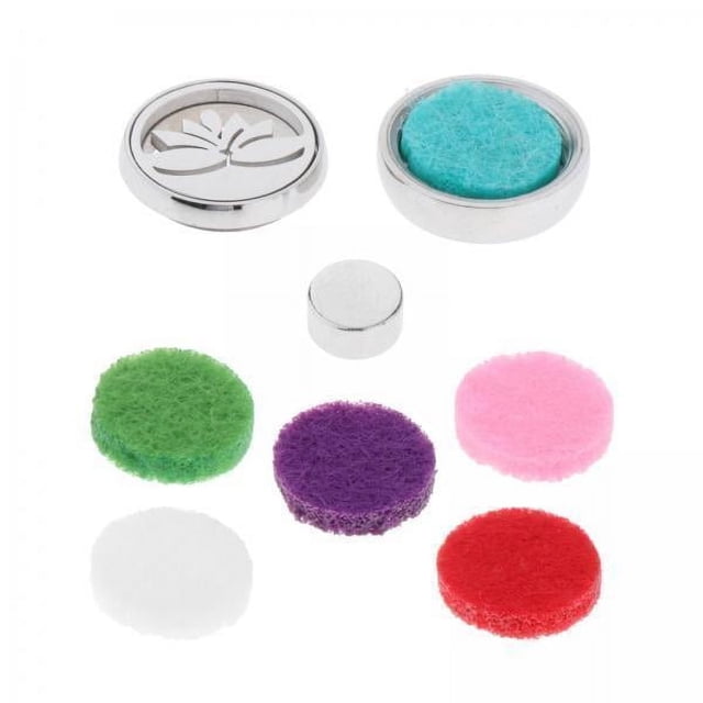 6x10mm Mini Máscara Aromaterapia Hebilla Clip Magnético Aceite Esencial Difusor Clip A