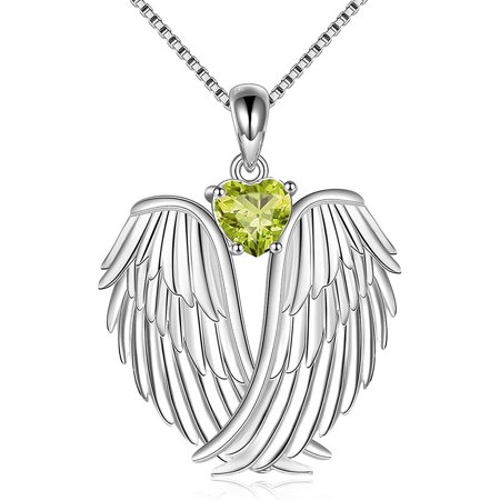 Fashionable 925 Sterling Silver Angel Wings Hypoallergenic Full