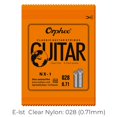 thumbnail image 1 of Orphee Classical Guitar Strings Single String Silver Plated Wire Nylon 028-045 Nx-1, 1 of 5
