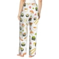 thumbnail image 3 of Haiem Sushi and Rolls Women's Pajama Pants Ultra Lightweight Pjs Bottoms Sleepwear Bottom Pants With Pocket Drawstring-XX-Large, 3 of 9