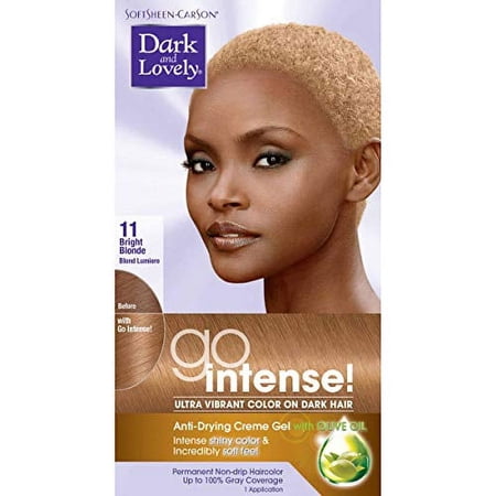 Softsheen-Carson Dark and Lovely Ultra Vibrant Permanent Hair Color Go Intense Hair Dye Light Golden Blonde 1 Ct
