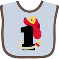 thumbnail image 3 of Inktastic Fireman 1st Birthday Boys or Girls Baby Bib, 3 of 4