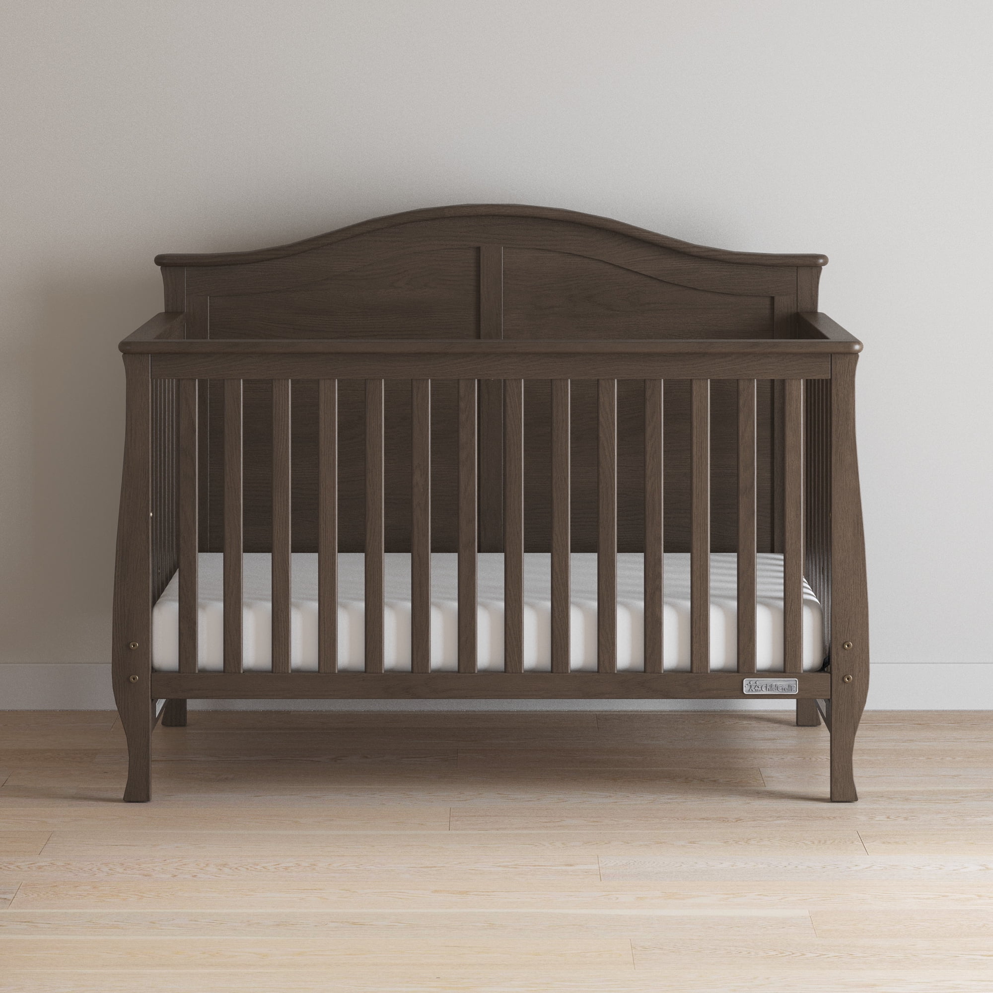 Child Craft Camden 4-in-1 Convertible Baby Crib, Slate Child Craft Camden 4-in-1 Convertible Baby Crib, Slate