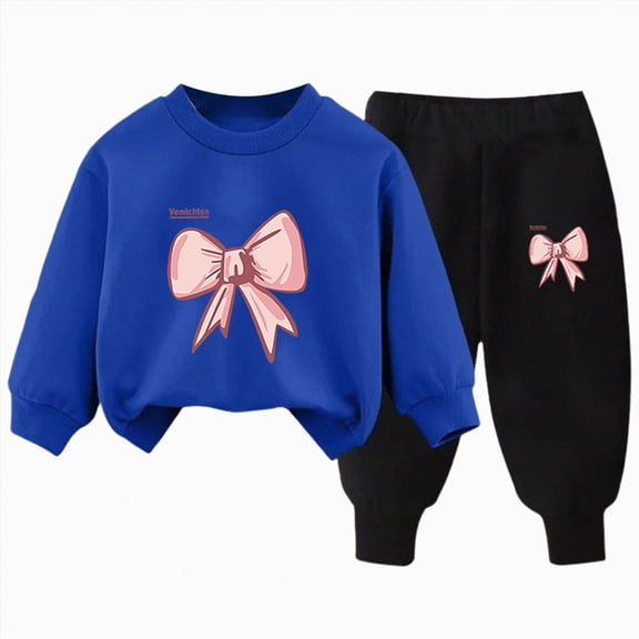 Toddler Baby Boy Girl Solid Color Hoodie Sweatshirt Top and Jogger Pants Set Fall Winter Outfits 6-12 Months 12-24 Months 2t 3t 4t 5t 6t 7t 8t 9t Children(Blue,3-4 Years)