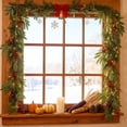 thumbnail image 4 of WDOBM Christmas Decoration, Artificial Pine Garland Berries Pinecones Flexible, Christmas Garland, Red Berry Garland, Pine Cone Garland for Mantel Fireplace Front Door, 4 of 6