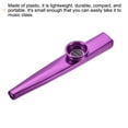 thumbnail image 5 of Uxcell Kazoo Musical Instrument Aluminum Alloy Purple with Beautiful Gift Cylindrical Box, 5 of 7