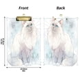 thumbnail image 2 of Acrylic Writing Board Silver 12.5*9 Inch Clipboards Transparent Acrylic Material Suitable For Office Classroom Teachers Fashion Bloggers Stationery Enthusiasts Laperm Cat Portrait, 2 of 9