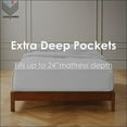 thumbnail image 4 of 24-INCH EXTRA DEEP POCKETS - 700-Thread-Count 100% Organic - King Size Organic Cotton Sheet Set- Leopard Print, 4 of 7