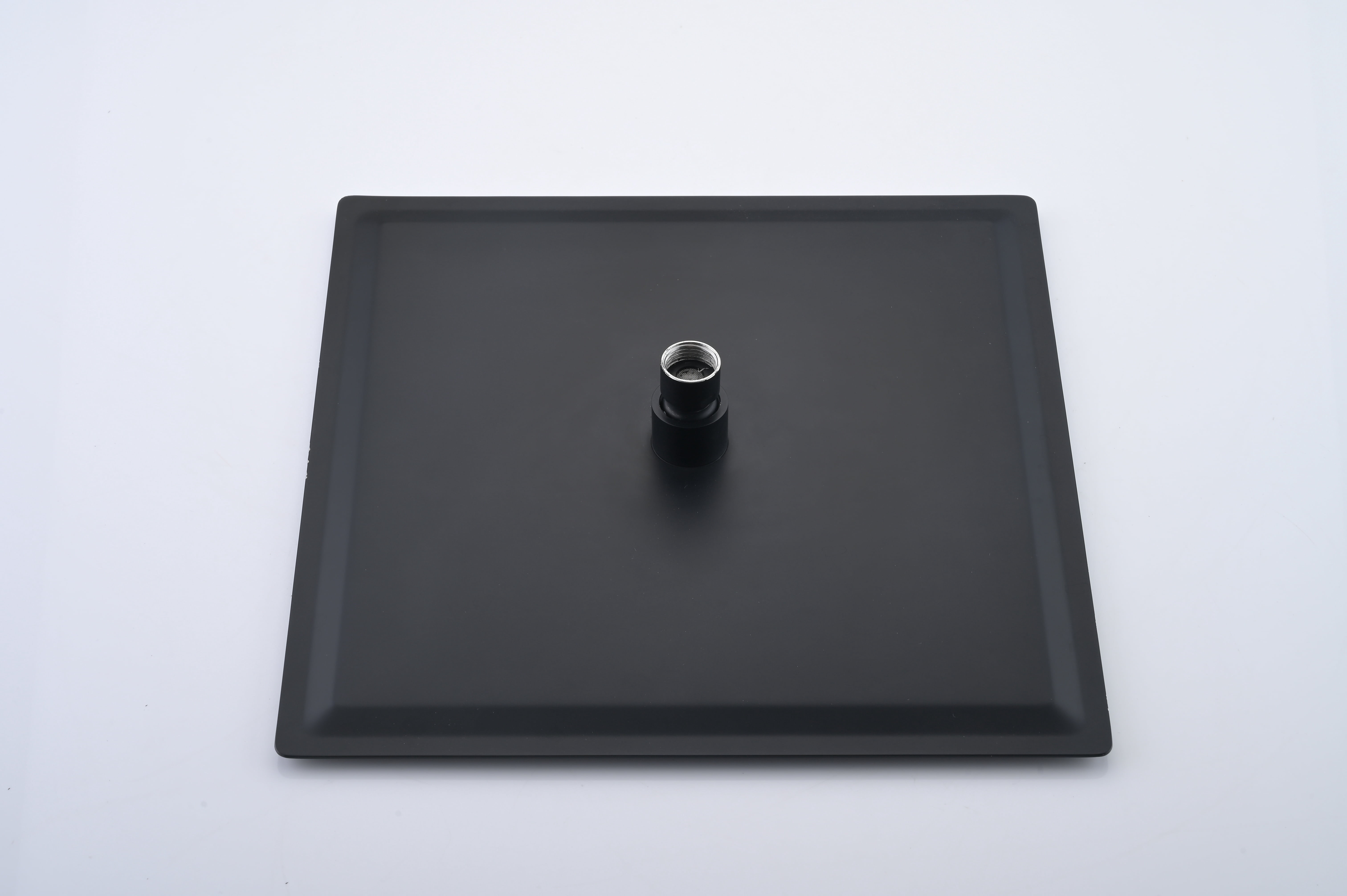 ‌12" Matte Black Rainfall Shower Faucet (Valve/Cartridge/Tub Spout Not Included)
