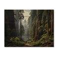 thumbnail image 3 of Designart "Kings of the Forest Sequoia Majesty I" Landscapes Print on Natural Pine Wood, 3 of 5