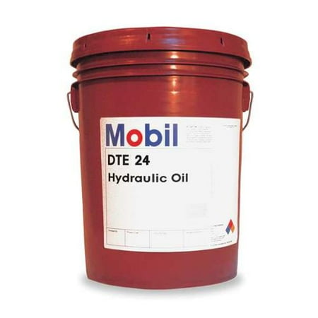 MOBIL Mobil DTE 24, Hydraulic, ISO 32, 5 gal., 105466