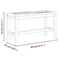 thumbnail image 4 of vidaXL Garden Bench 80 cm Solid Wood Acacia, 4 of 4