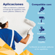 thumbnail image 4 of PINTEX Galon de Pintura para Pared Vinil-Acrílica | Fácil Aplicación, Alta Cobertura y Resistente a la Lluvia | Pintura Acrilica para Interiores Exteriores Mate | 3.8 L c/u | Color(MAR), 4 of 8