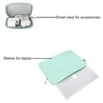 thumbnail image 2 of Mosiso 15" 15.6" Laptop Sleeve for MacBook Dell HP Acer Lenovo Asus Surface, Neoprene Notebook Bag Cover 2019 MacBook Pro 16 inch with Touch Bar A2141, Mint Green, 2 of 6