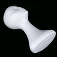 thumbnail image 5 of Mannequin Head White Female Face Model Display Manikin Stand for Hat Scarf Wigs (Long), 5 of 6