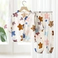 thumbnail image 2 of Boys And Girls Soft Pajamas Cotton Toddler Pjs Long Sleeve Kid Sleepwear Sets,6-12 Months 12-24 Months 2t 3t 4t 5t 6t 7t 8t 9t Children White 11-12 Years, 2 of 5