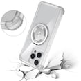 thumbnail image 4 of For Apple iPhone 16 Pro Max (6.9") Magnetic [Compatible with Magsafe] with 360° Rotatable Ring Holder Invisible Stand Transparent Cover ,Xpm Phone Case [ Clear ], 4 of 7