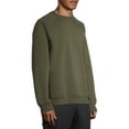 thumbnail image 4 of Athletic Works Men's Fleece Raglan Crew Sweatshirt, up to Size 2XL, 4 of 6