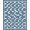 Blue, Pattern 2, variant on ODIKA 4' x 6' Machine Washable Non-Slip Area Rug, Geometric Interlace High Traffic Rug, Blue, 168806