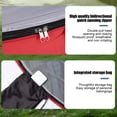thumbnail image 3 of Portable Mesh Hammock with Spreader Bars and Carrying Bag, Breathable and Easy to Install for Camping, Backyard and Patio, 3 of 4