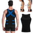 thumbnail image 4 of Fajas Para Hombres Hombres Shapewear Body Shaper Sports Chaleco Abdomen Belly Slim Corset (Negro L) Likrtyny Para Estrenar, 4 of 8