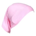 thumbnail image 5 of Yajing Hairbands For Women's Hair Women's Soft Solid Color Short Muslim Solid Cotton Hijab Cap Head Cover Under Scarf Shawl Turban Hat Pink One Size, 5 of 7