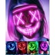 thumbnail image 1 of Máscara de Halloween, máscara de purga con luz LED, disfraz de máscara de purga, disfraz de máscara de Halloween para hombres, mujeres y niños., 1 of 5