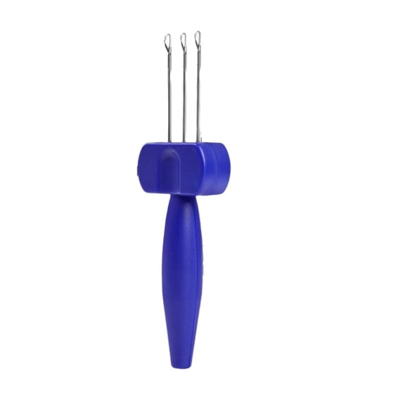 Portable Cord Knitting Hook Needle Crocheting Tool for Binding-Off or Edging Knitting LatchHook Tool Three-Head