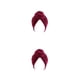 thumbnail image 4 of Guardurnaity Turbante de 2 capas con nudo, estilo étnico, Hijab, elegante banda de Color sólido, diademas, capó, accesorios de estilo, vino tinto Vino rojo 2Conjunto, 4 of 6