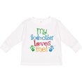 thumbnail image 3 of Inktastic My Godmother Loves Me Boys or Girls Long Sleeve Toddler T-Shirt, 3 of 5