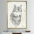 thumbnail image 3 of Wolf Wild and Beautiful III - Wildlife Animal Framed Canvas, 3 of 3