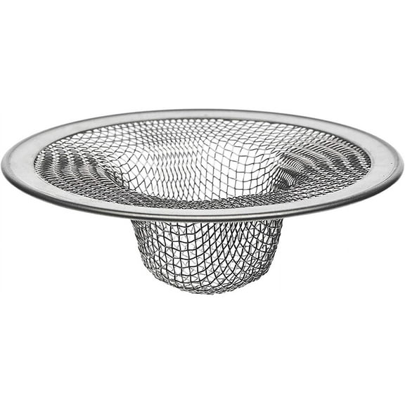 DANCO Universal Kitchen Sink Mesh Strainer, 4-1/2 Inch, Stainless Steel, 1-Pack 88822