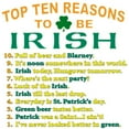 thumbnail image 3 of CafePress - Top Reasons To Be Irish Women's Dark Pajamas - Women's Short Sleeve Print T-Shirt and Pants Dark Cotton Pajama Set, 3 of 7