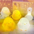 thumbnail image 6 of Mosey Night Lamp Adorable Appearance Rechargeable Soft Lighting Flicker Free Eye Protection Decorative Vinyl Cartoon Chick LED Bedside Lamp Room Decor Bedroom Supplies, 6 of 7