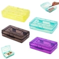 thumbnail image 5 of Pencil Case, Large Clear Pencil Box Case, Plastic Crayon Marker Box with Snap-tight Lid, Plastic Pencil Case, Plastic Pencil Box, Crayon Box Storage, Art Craft Marker Organizer on Clearance, 5 of 6