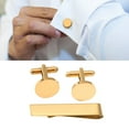 thumbnail image 2 of AOOOWER Practical Sturdy Tie Clip and Cufflinks Set for Office and Formal Event, 2 of 21