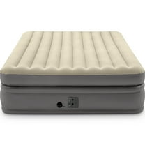 Intex 64163EP Comfort Elevated Portable Airbed with Fiber-Tech Technology, Queen