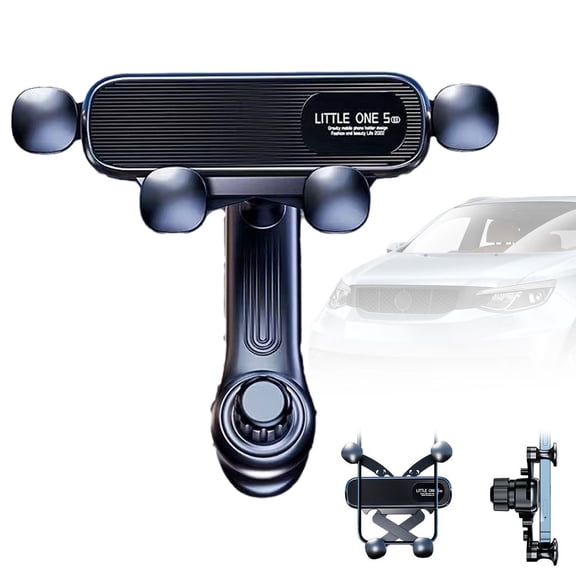 Miommo 360° Rotatable Car Phone Holder Mount with Automatic Grip, Universal Vent Clip, 6-Point Support for iPhone and Android Smartphones