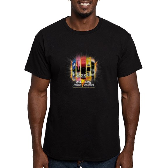 CafePress - Go Go Power Rangers! Men's Classic T Shirt - Men's Fitted T-Shirt