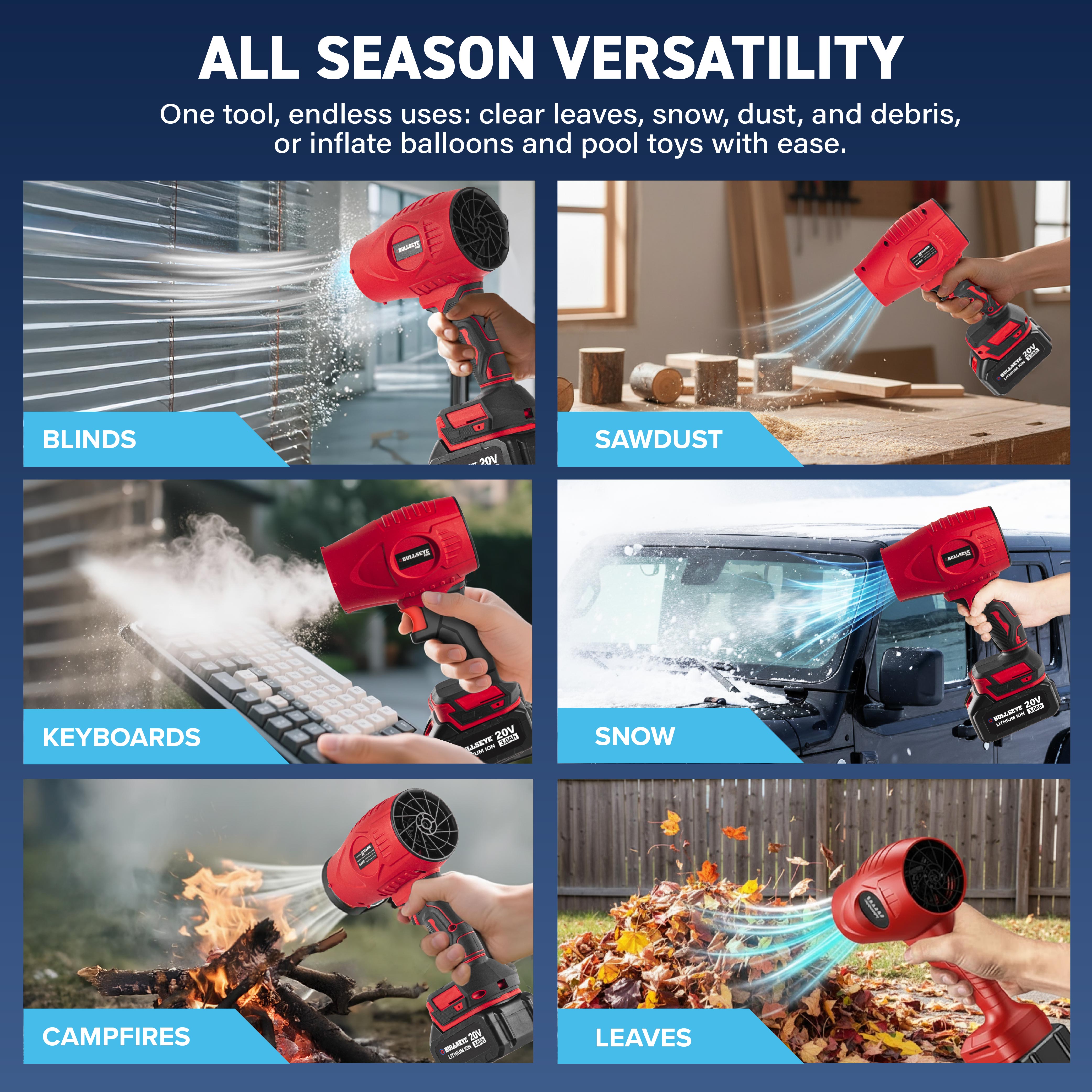 Bullseye Pro 20V Rechargeable Cordless Leaf Blower, 21,000 RPM photo 5