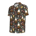 thumbnail image 3 of Daiia Gnome Insect Frog Pattern Men’s Polo Shirts,Solid Deck Shirt,Classic Fit, Breathable Cotton Polo for Casual and Sport Wear-X-Large, 3 of 9