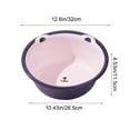 thumbnail image 3 of Plastic Wash Tub Dishpan Basin and Foot Bath, Two colors Cute Bear Wash Basin, for Soaking Feet, Laundry Hand Wash Bucket, Dish Pans for Washing and Storage Cleaning Supplies, 3 of 6