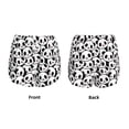 thumbnail image 3 of Sigee Cute Panda for Women's Athletic Shorts High Waisted Running Shorts Pocket Sporty Short Gym Elastic Workout ShortsSmall, 3 of 7