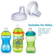 Nuby Sippy Gripper Cup Replacement Spouts - 6 Count