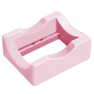 Silicone Cup Cradle Cup Holder, Compact Anti Scald Anti Scratch Stable  Support Flexible Nonslip Cup Cradle Cup Holder for Crafting for Glasses  (Pink)