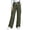 Z Army Green, variant on Kvture Women's Cargo Pants Casual Straight Wide Leg Work Pants Elastic Waisted Lightweight Loose Hiking Pant with Pockets Army Green Pant L