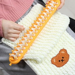 Dioche Round Knitting Loom Kit Plastic Kids Small Wool/Hat Weaving Machine  with Crochet 